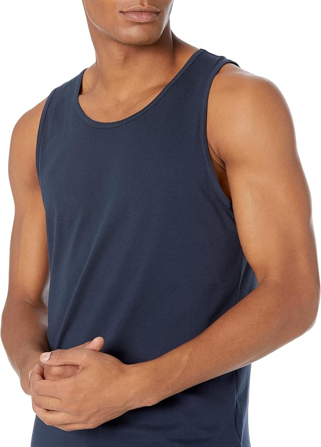 Amazon Essentials Men's Active Quick Dry Tech Stretch Moisture Wicking Lightweight Gym Tank Top - Image 4