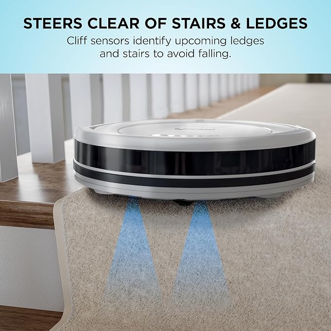 Shark AV752 ION Robot Vacuum, Tri-Brush System, Wifi Connected, 120 Min Runtime, Works with Alexa, Multi Surface Cleaning, White - Image 6