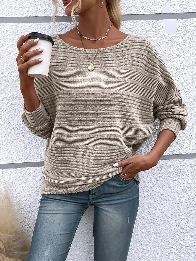 Womens Long Sleeve Shirts Crewneck Tunic Tops Pullover Sweaters Business Casual Blouses Fall Fashion 2026 - Image 5