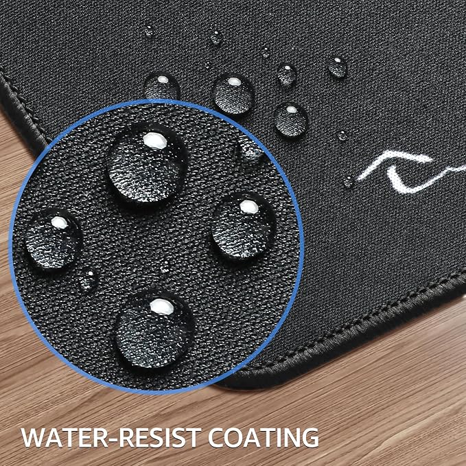 KTRIO Large Gaming Mouse Pad, Desk Mat, 31.5 x 11.8 in, Kanagawa Wave, XL | Smooth Micro-Weave Surface, Artistic Pattern Design, Non-Slip Rubber Base, Durable Stitched Edges, Office & Home Use - Image 5