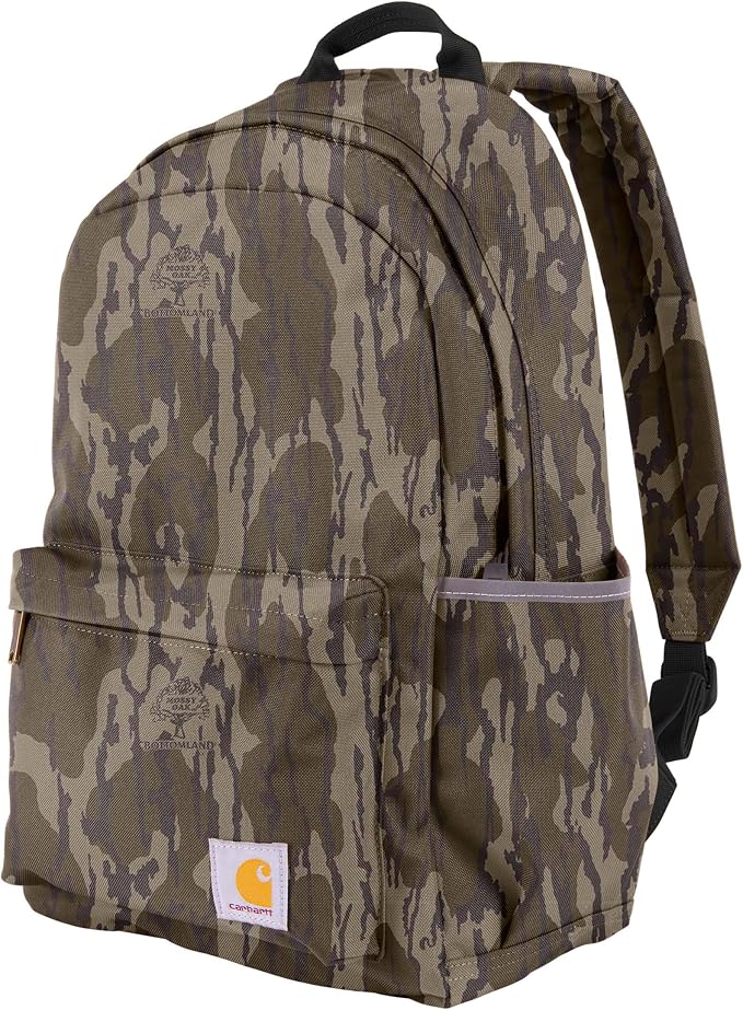Carhartt Classic 21L Backpack Mossy Oak Bottomland | Classic Laptop, Water-Resistant Pack with 15 Laptop Sleeve and Organizational Compartments, Mossy Oak Bottomlands by Carhartt
