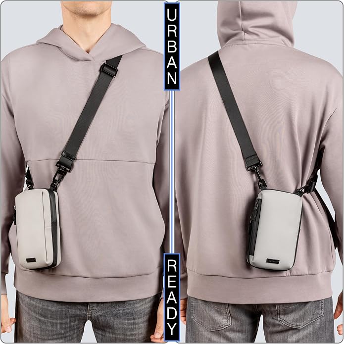 Cell Phone Crossbody Sling Bag EDC – RFID Small Shoulder Bag with Urban Tech Aesthetic - Image 2