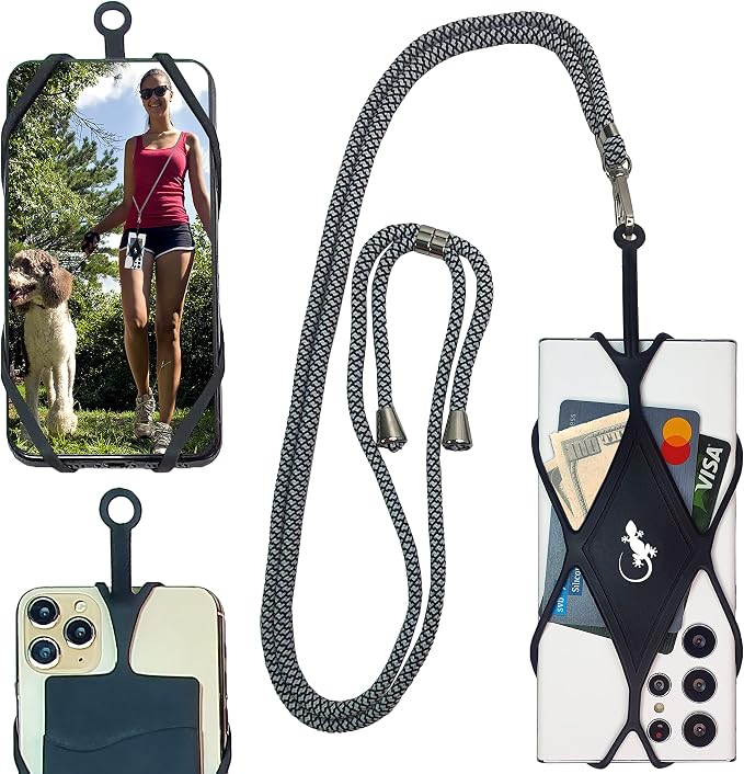 Gecko Travel Tech Cell Phone Lanyard Phone lanyards for Around The Neck Neck Lanyard Phone Crossbody by GeckoTravelTech
