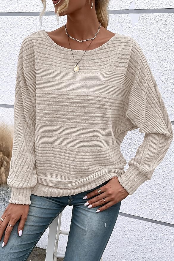 Womens Long Sleeve Shirts Crewneck Tunic Tops Pullover Sweaters Business Casual Blouses Fall Fashion 2026 - Image 2