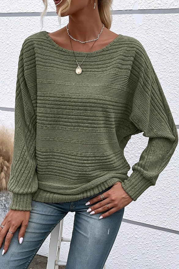 Womens Long Sleeve Shirts Crewneck Tunic Tops Pullover Sweaters Business Casual Blouses Fall Fashion 2026 - Image 2