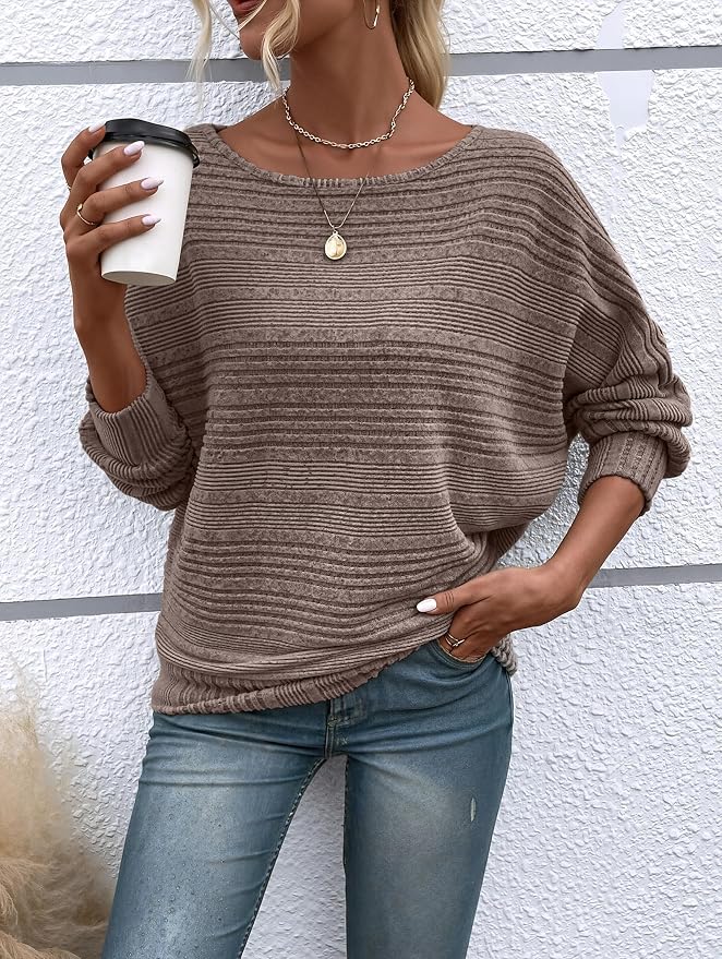 Womens Long Sleeve Shirts Crewneck Tunic Tops Pullover Sweaters Business Casual Blouses Fall Fashion 2026 - Image 5