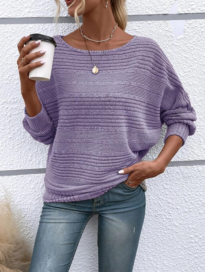 Womens Long Sleeve Shirts Crewneck Tunic Tops Pullover Sweaters Business Casual Blouses Fall Fashion 2026 - Image 6