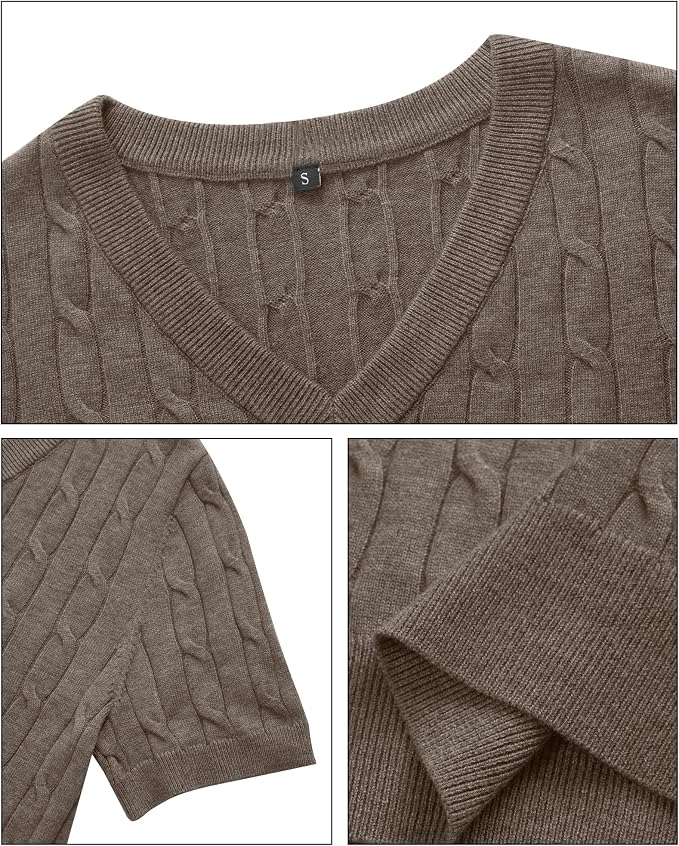 Arach&Cloz Women's Wool Blend Spring Summer Lightweight Business Casual Sweater Tops 2026 - Image 6