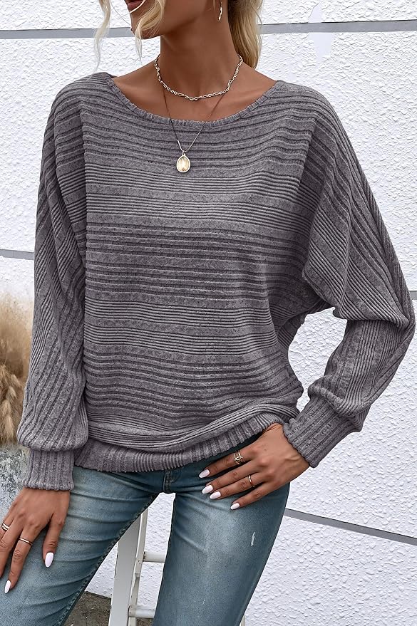 Womens Long Sleeve Shirts Crewneck Tunic Tops Pullover Sweaters Business Casual Blouses Fall Fashion 2026 - Image 2