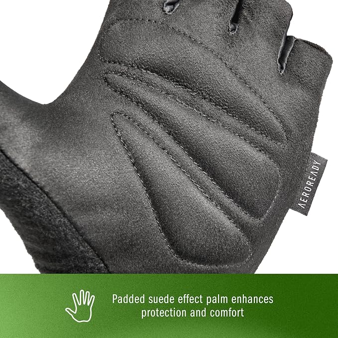 adidas Essential Training & Weightlifting Gloves, Fingerless Workout Gloves - Image 3