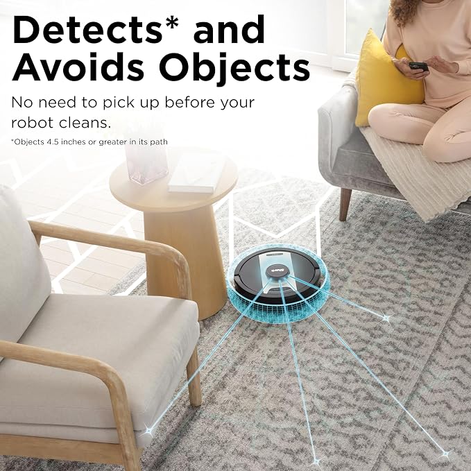 Shark IQ 2-in-1 Robot Vacuum and Mop with Row-by-Row Cleaning, Perfect for Pet Hair, Compatible with Alexa, No Self-Empty Base, Black/Bronze, RV2410WD - Image 8