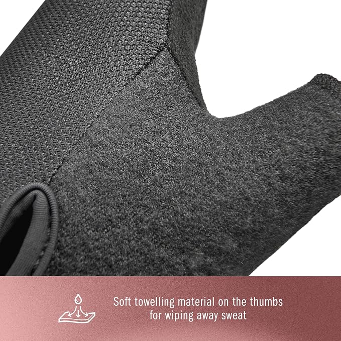 adidas Essential Training & Weightlifting Gloves, Fingerless Workout Gloves - Image 7