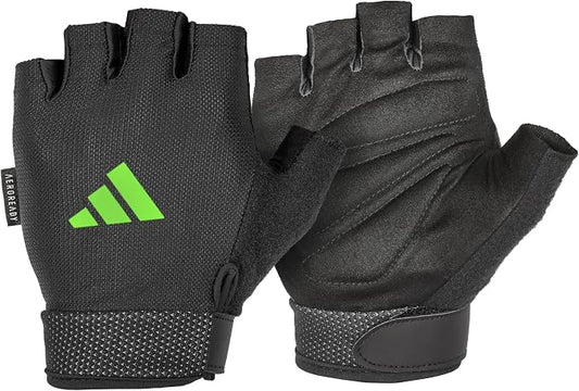 adidas Essential Training & Weightlifting Gloves, Fingerless Workout Gloves by Unknown