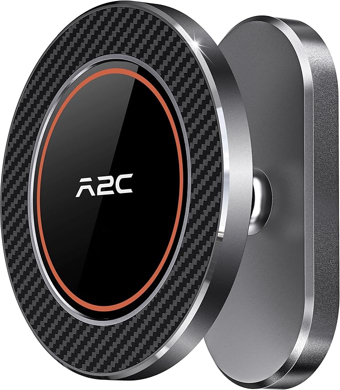 A2C Alloy Magnetic Golf Cart Phone Holder, Unique Golf Accessories for Men | Golf Gift for Men Dad Father Husband Women Golfers, Golf Accessories Essentials Gadgets Gear Stuff Fits EZGO Club Car Yamaha by A2CSupportAlways