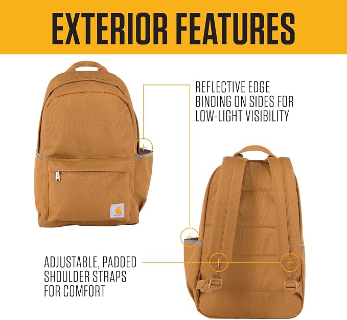 Carhartt Classic 21L Backpack Atomic Blue | Classic Laptop, Water-Resistant Pack with 15 Laptop Sleeve and Organizational Compartments - Image 2