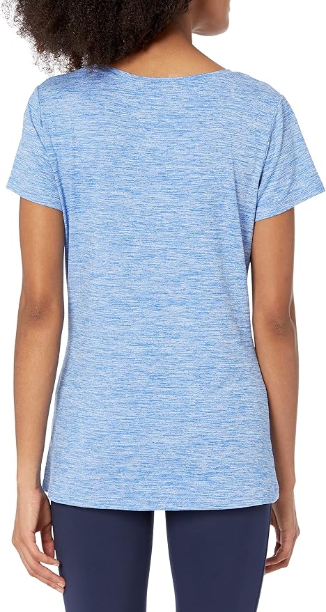 Amazon Essentials Women's Active Quick Dry Tech Stretch Short-Sleeve V-Neck T-Shirt (Available in Plus Size), Pack of 2 - Image 3