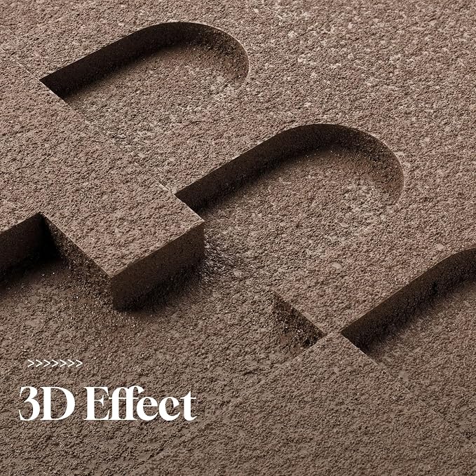 3D Textured Round Neutral Abstract Wall Art Set, 3 Piece Mid-Century Modern Geometric Sculpture Artwork for Walls, Minimalist Boho Earth Tone Paintings for Living Room Dinging Room Bedroom Wall Decor - Image 4
