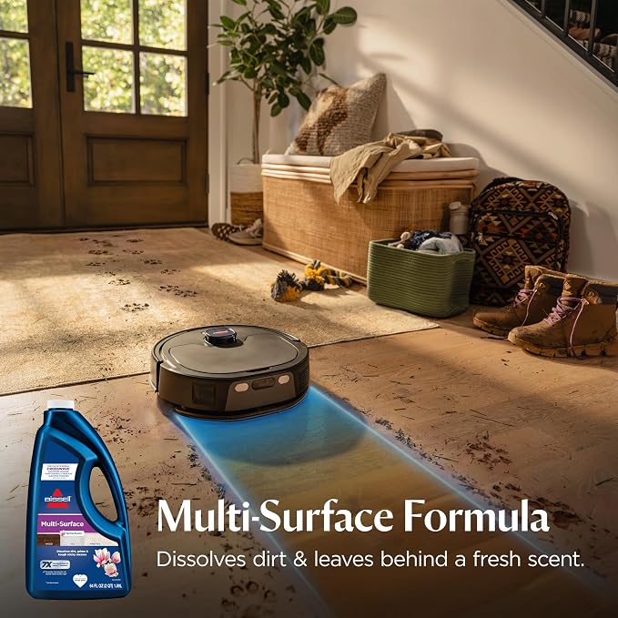 Bissell FlexClean FurForce Robot Vac & Mop, LiDAR Navigation, HEPA, 4270L | 2X stronger suction; NeverTangle brush roll; 180-min runtime; 60-day self-empty base; deep carpet clean - Image 6