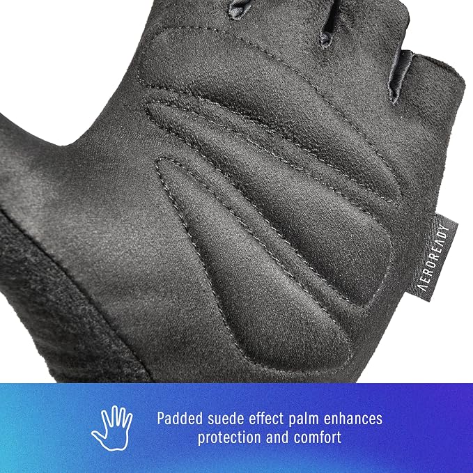 adidas Essential Training & Weightlifting Gloves, Fingerless Workout Gloves - Image 3