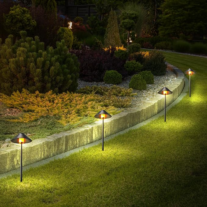Feit Electric Smart Outdoor Cone Path Lights, 100 Lumens, Color Changing & Tunable White, Music Sync, Works with Alexa & Google Home, App & Remote Control, 15,000-Hour Lifetime, PATH/RGBW/AG/4, 4-Pack - Image 7