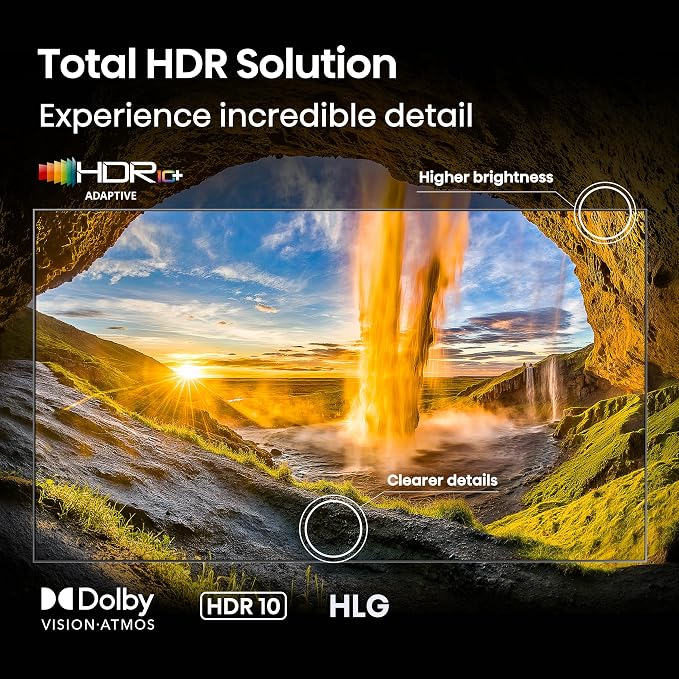 Hisense 55" E6 Cinema Series Hi-QLED 4K UHD Smart Fire TV (55E6QF) - AI Light Sensor, Dolby Vision · Atmos, Voice Remote with Alexa, Motion Rate 120, HDR 10+ Adaptive, Game Mode Plus - Image 6
