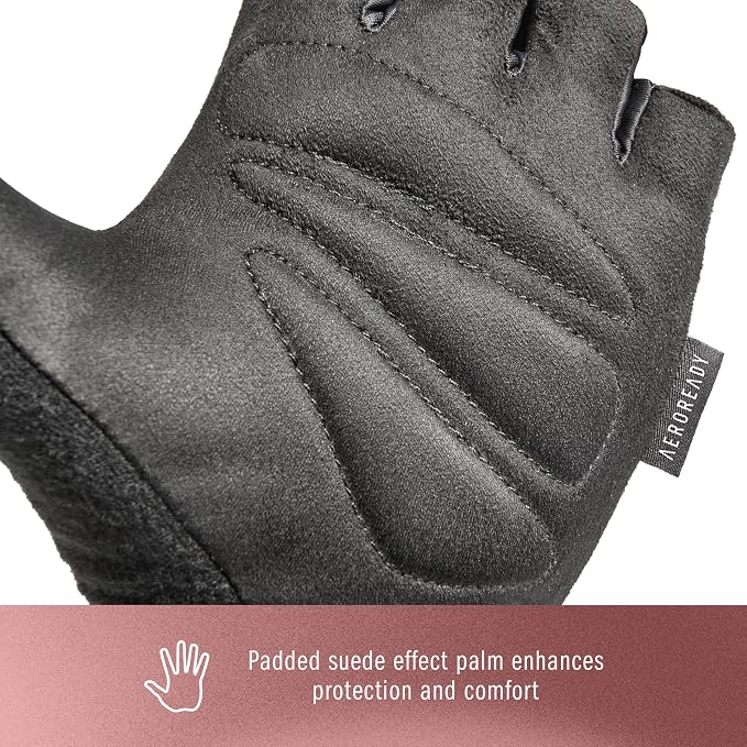 adidas Essential Training & Weightlifting Gloves, Fingerless Workout Gloves - Image 3