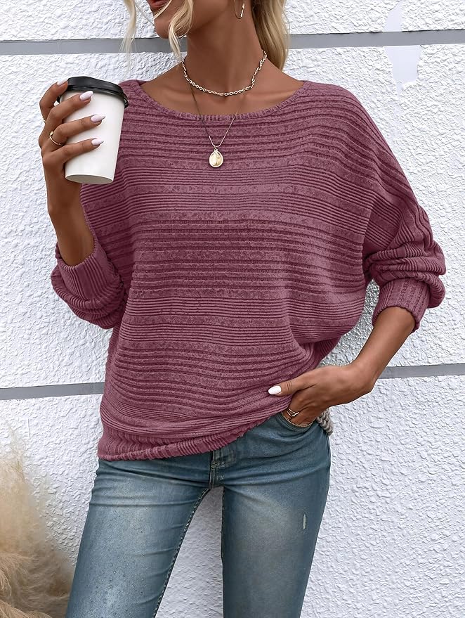 Womens Long Sleeve Shirts Crewneck Tunic Tops Pullover Sweaters Business Casual Blouses Fall Fashion 2026 - Image 5