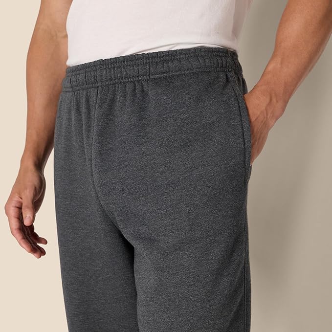 Amazon Essentials Men's Relaxed Straight Leg Fleece Open Bottom Sweatpant (Available in Big & Tall) - Image 6
