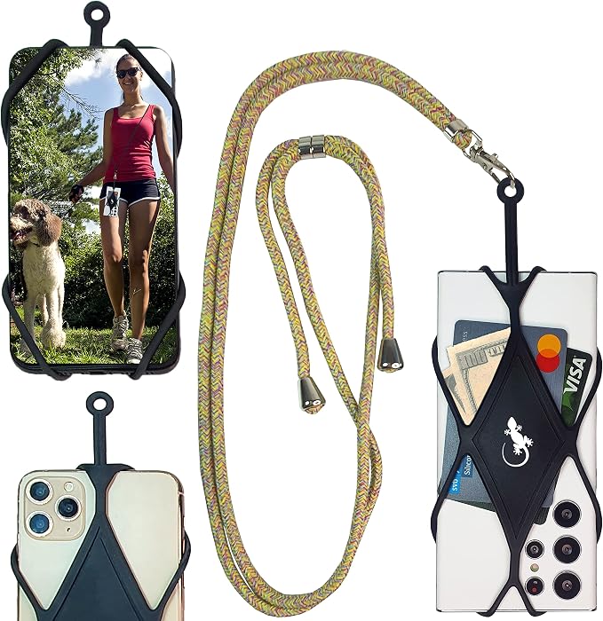 Gecko Travel Tech Cell Phone Lanyard Phone lanyards for Around The Neck Neck Lanyard Phone Crossbody by GeckoTravelTech
