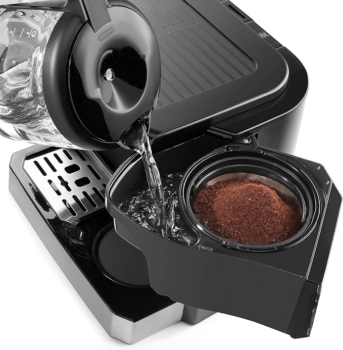 De'Longhi All-in-One Espresso & Coffee Maker, 10-Cup Pot, Milk Frother | #1 Worldwide Espresso Machine Maker, Dual Heating System, Milk Frother, 15-Bar Pressure - Image 3