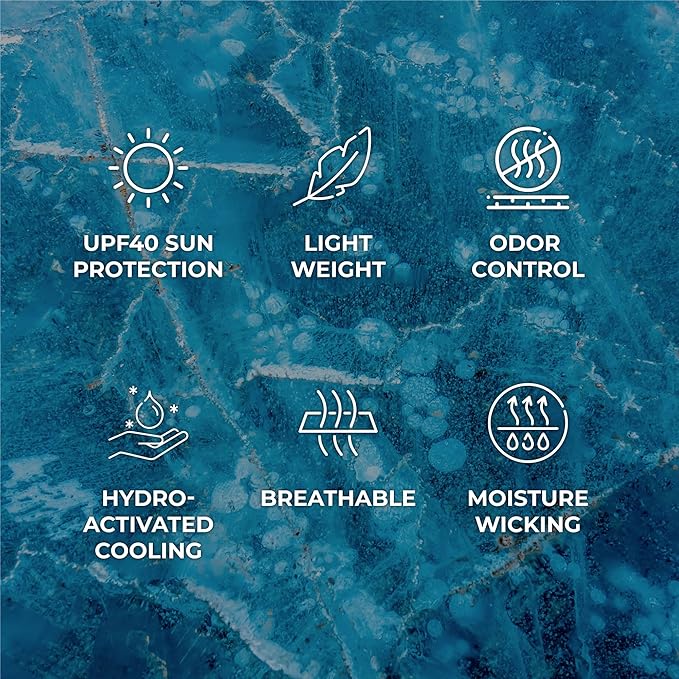 SHAKEitCOOL Large Cooling Shawl - Instant Heat Relief for Outdoor Events - Image 4
