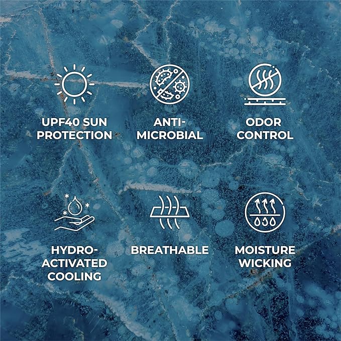 SHAKEitCOOL Large Cooling Shawl - Instant Heat Relief for Outdoor Events - Image 4