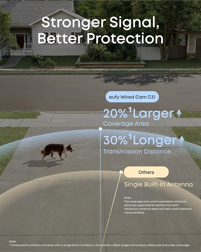 eufy Security Indoor/Outdoor Camera C31(2-Pack), P66, Spotlight-Free Color Night Vision, 360° Coverage View, AutoTracking,Human/Vehicle/Pet/Cry Detection, 24/7 Recording, Black (No Subscription) - Image 7
