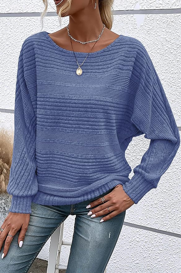 Womens Long Sleeve Shirts Crewneck Tunic Tops Pullover Sweaters Business Casual Blouses Fall Fashion 2026 - Image 2