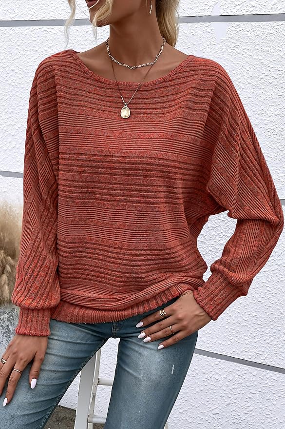 Womens Long Sleeve Shirts Crewneck Tunic Tops Pullover Sweaters Business Casual Blouses Fall Fashion 2026 - Image 2