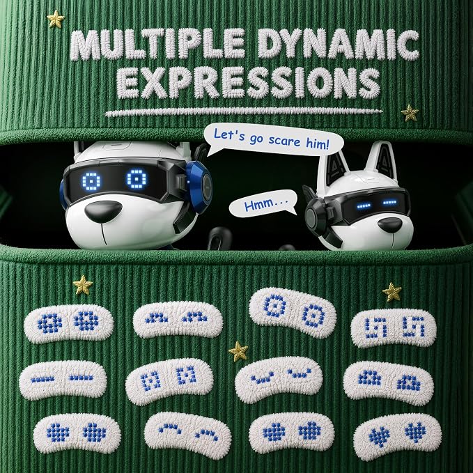 Smart Robot Dog, 2.4GHz Remote Control Robot Dog Toys for Kids 5-7 8-12, Voice & APP Control, Interactive Realistic Robot Puppy Toys for 5 6 7 8 9 10 11 12 Year Old Boys, Birthday Boy Girl Gift - Image 2