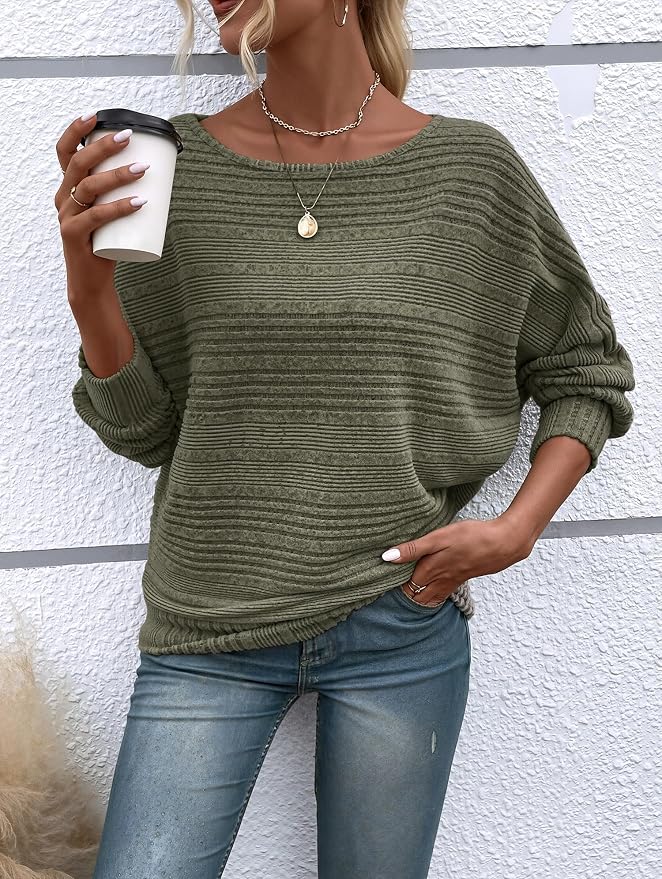 Womens Long Sleeve Shirts Crewneck Tunic Tops Pullover Sweaters Business Casual Blouses Fall Fashion 2026 - Image 5
