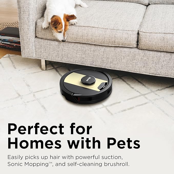 Shark IQ 2-in-1 Robot Vacuum and Mop with Row-by-Row Cleaning, Perfect for Pet Hair, Compatible with Alexa, No Self-Empty Base, Black/Bronze, RV2410WD - Image 6