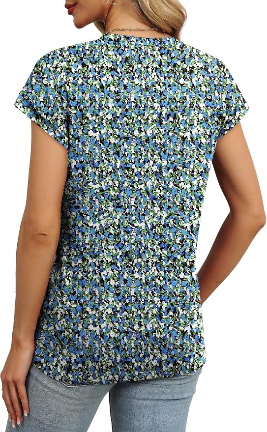 Alaroo Womens Summer Tops Short Sleeve Shirts Crew Neck Tshirt Cute Trendy Tunic Blouses (S-3XL) - Image 4