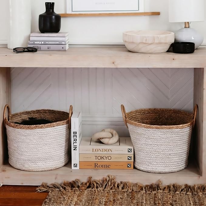 PROBENEX 4 Pcs Decorative Books | Faux Mocha Coffee Table & Shelf Decor | Warm Modern Look for Living Room, Office and Entryway - Not Real, Tool-Free 2-Min Setup - Image 6