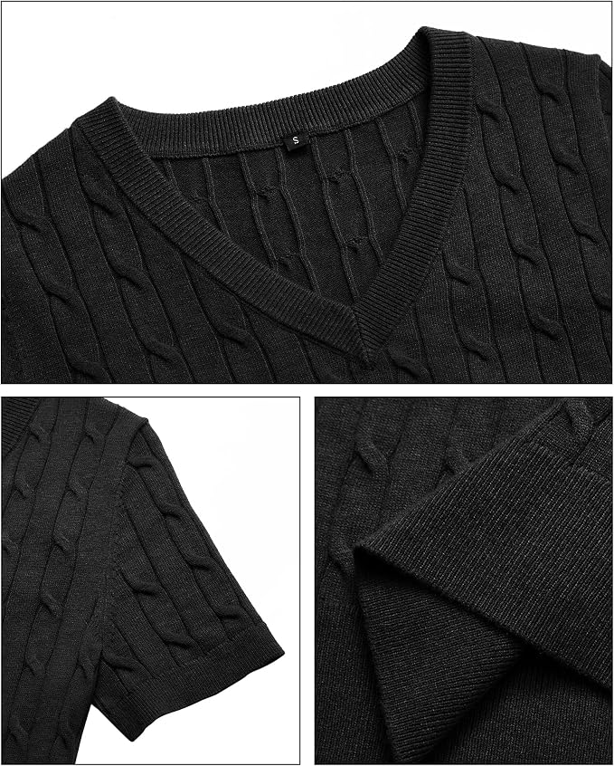 Arach&Cloz Women's Wool Blend Spring Summer Lightweight Business Casual Sweater Tops 2026 - Image 5
