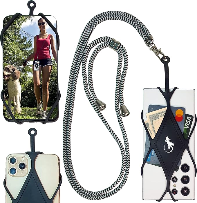 Gecko Travel Tech Cell Phone Lanyard Phone lanyards for Around The Neck Neck Lanyard Phone Crossbody by GeckoTravelTech