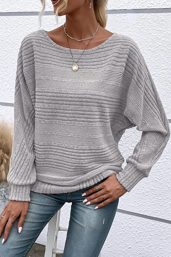 Womens Long Sleeve Shirts Crewneck Tunic Tops Pullover Sweaters Business Casual Blouses Fall Fashion 2026 - Image 2