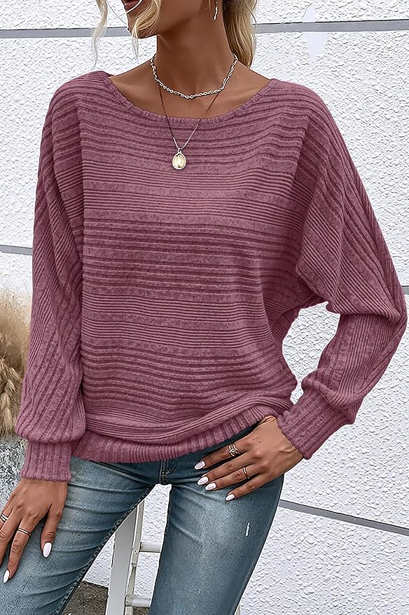Womens Long Sleeve Shirts Crewneck Tunic Tops Pullover Sweaters Business Casual Blouses Fall Fashion 2026 - Image 2