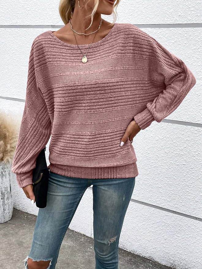 Womens Long Sleeve Shirts Crewneck Tunic Tops Pullover Sweaters Business Casual Blouses Fall Fashion 2026 - Image 4