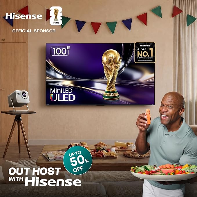 Hisense 43" E6 Cinema Series Hi-QLED 4K UHD Smart Fire TV (43E6QF) - AI Light Sensor, Dolby Vision · Atmos, Voice Remote with Alexa, Motion Rate 120, HDR 10+ Adaptive, Game Mode Plus - Image 2