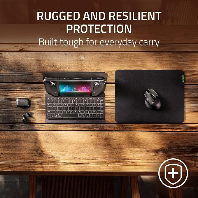 Razer Travel Case Folio for Portable Keyboards | Multi-Angle Stand, Magnetic Closure, PU Leather Exterior, Fits Razer Joro & Magic Keyboard, Supports Tablets (13") - Image 4