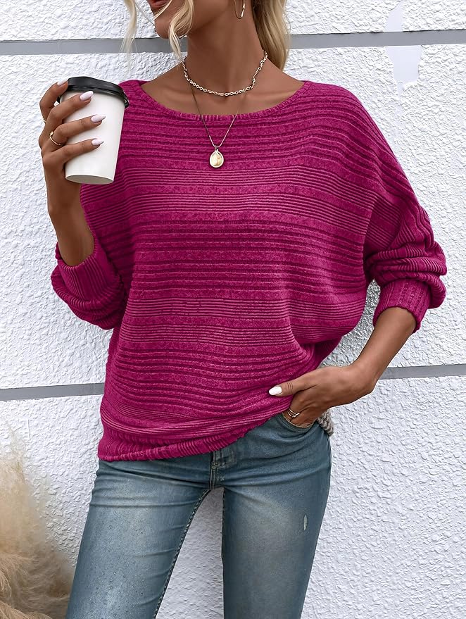 Womens Long Sleeve Shirts Crewneck Tunic Tops Pullover Sweaters Business Casual Blouses Fall Fashion 2026 - Image 5