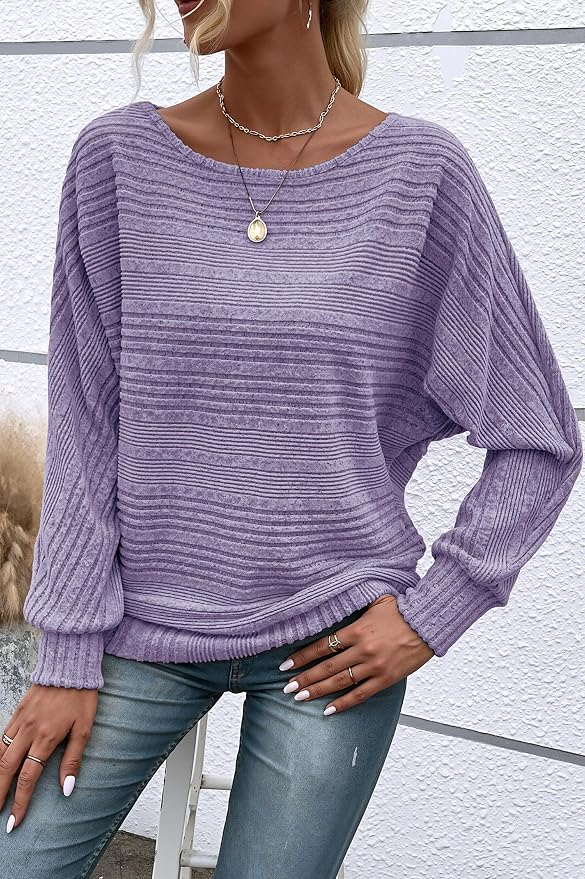 Womens Long Sleeve Shirts Crewneck Tunic Tops Pullover Sweaters Business Casual Blouses Fall Fashion 2026 - Image 2