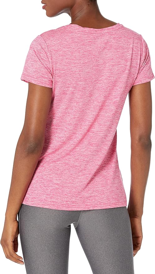 Amazon Essentials Women's Active Quick Dry Tech Stretch Short-Sleeve V-Neck T-Shirt (Available in Plus Size), Pack of 2 - Image 3